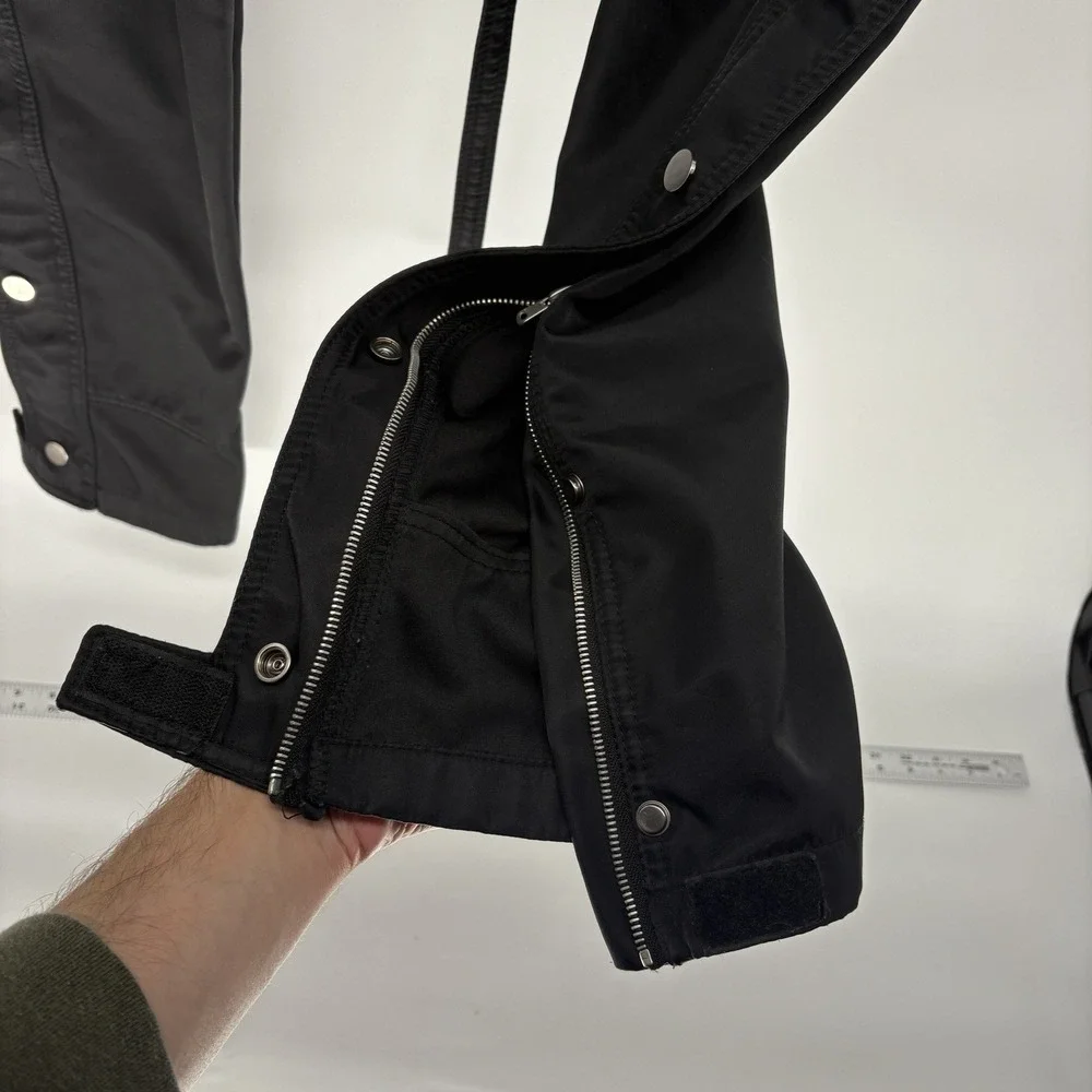 MNML Nylon Track Cargo Pants Button & Zip Leg Opium Avantgarde Rick Style Men 28